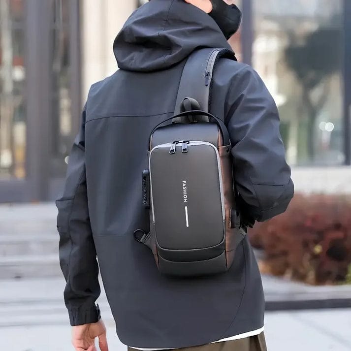 Crossbody Sling Bag with USB Charging – Waterproof & Anti-Theft